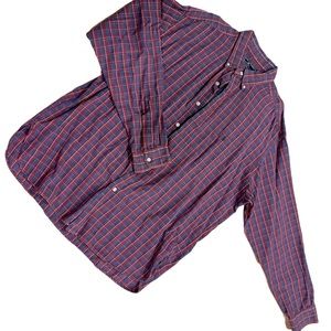 ralph lauren sport long sleeve button up flannel